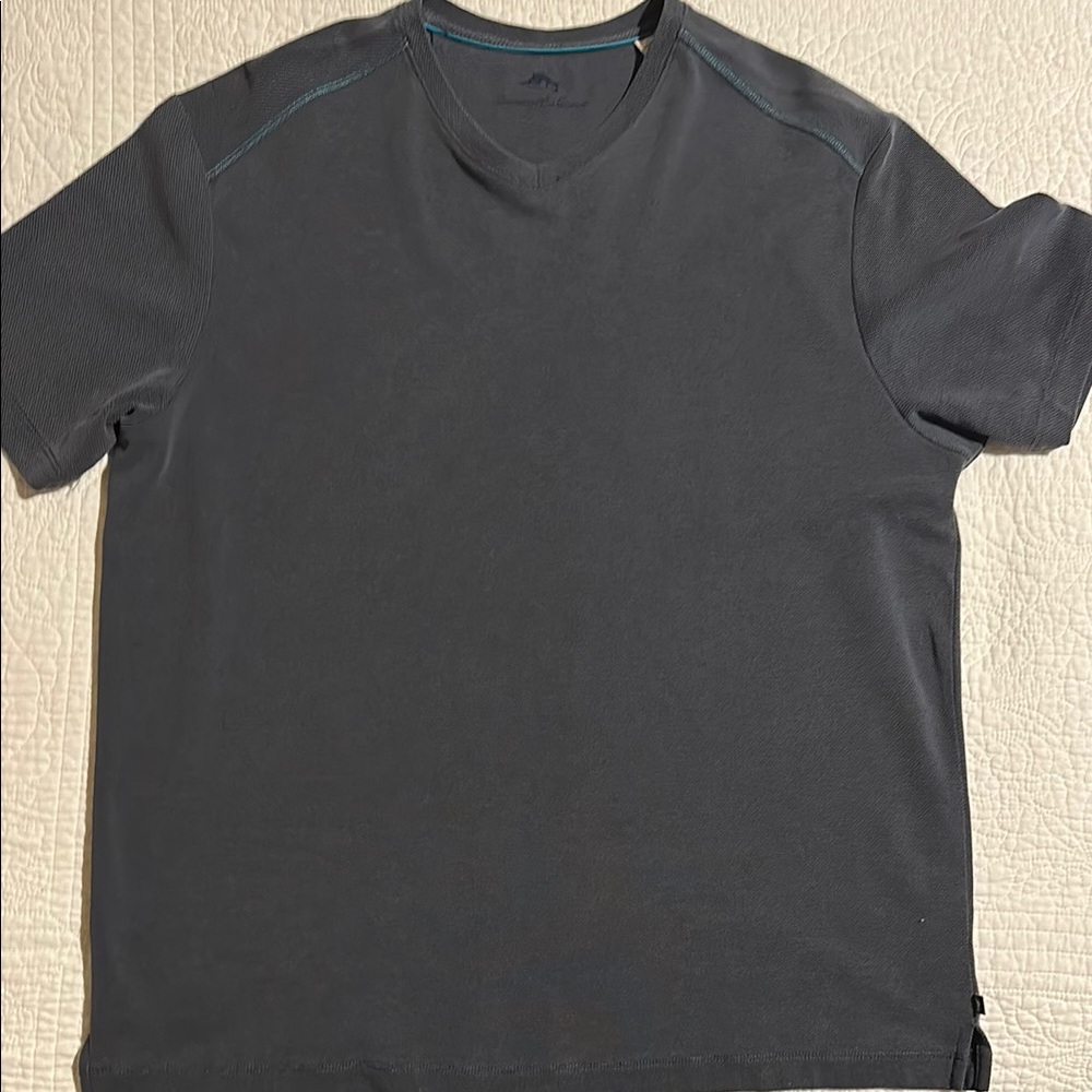 Tommy Bahama Men's Charcoal Knit Shirt Size XL
